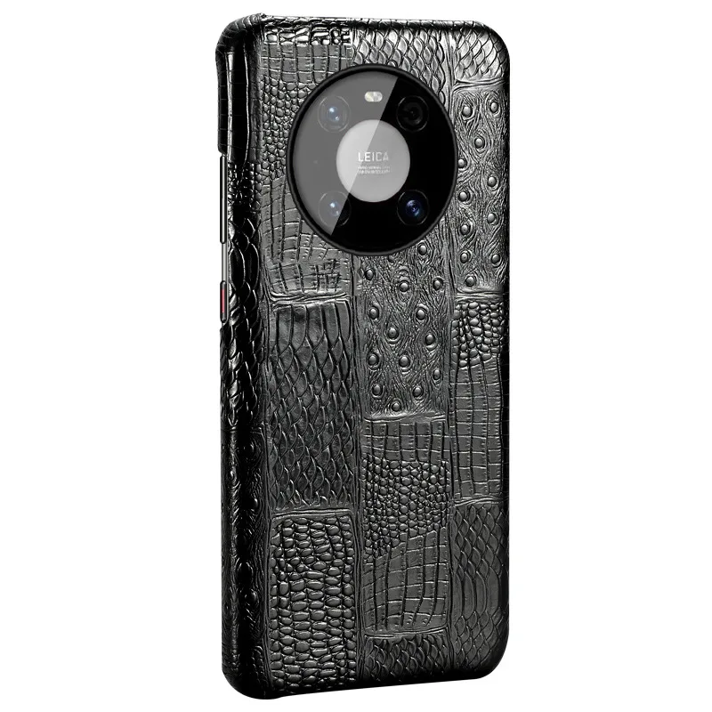 

New Hot Genuine Retro Leather Case Phone Case For Huawei P50 P40 P30 Mate 40 30 20 20x Nova 8 Pro Plus 360 Full Protective Cover