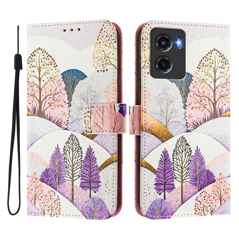 Étui Motorola Head Case Designs - Livre Cuir - Hued Tiles - Pour Plusieurs Modèles Edge/G