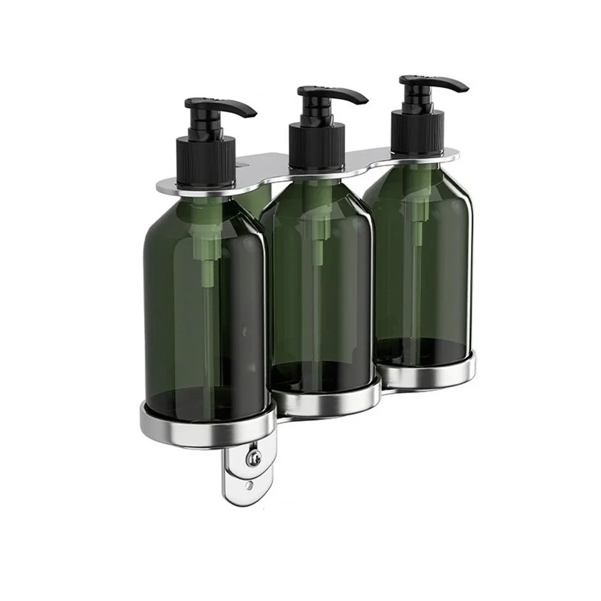 For Bathrooms Manual Soap Dispenser Bathroom Soap Dispenser Manual Pump Plastic And Stainless Steel Secure Mounting