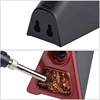JCD Electric Soldering Iron Stand Holder with Welding Cleaning Copper Ball High Temperature Quality Safety Aluminum Alloy 5