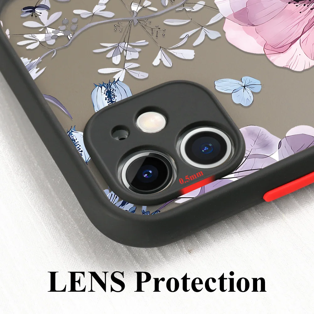Eco-Friendly Leaf Design Matte Phone Case