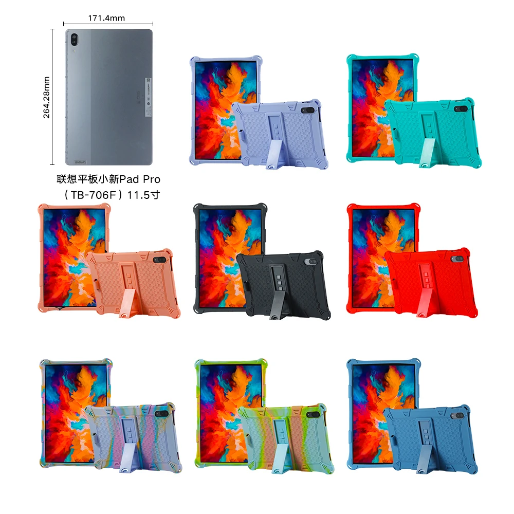 Per Lenovo Tab P11 Plus Cover Per Lenovo Tab P11 Pro Custodia Tb-J706F E Lenovo Tab P11 Funda Tb-J606F Tablet Proteggere Shell + Regalo