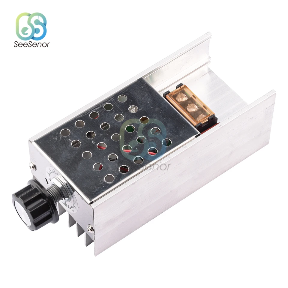 Regolatore Di Tensione SCR AC 220V 10000W Dimmer LED Regolatore Di Velocita Del Motore Termostato Dimmer Alimentatore~p152652455 - Foto 9