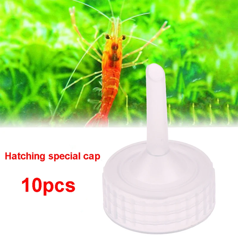 10PCS Aquarium Brine Shrimp Incubator Cap Artemia Hatcher Accessories