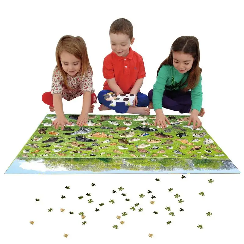 

1000 PiecesPuppies Park Jigsaw Puzzle Funny 101 Pooping Puppies Puzzles High-Resolution For Adults Material Paperboard xmas Gift
