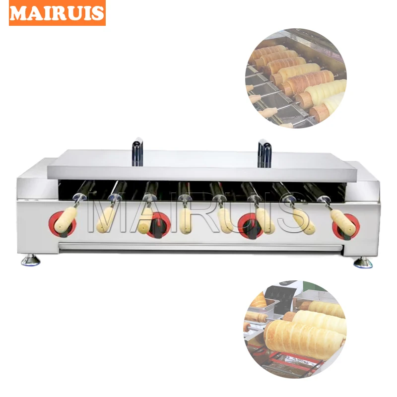 

Gas Kurtos Kalacs Chimney Cake Machine Ice Cream Cone Chimney Roll Cake Oven Maker