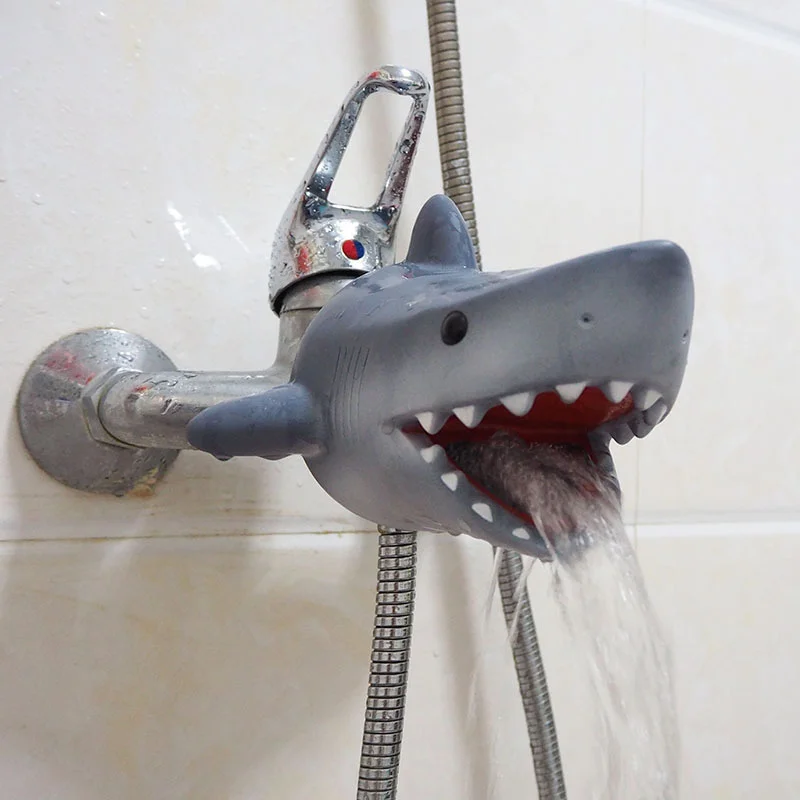 Cute Animal Faucet Extender Kids Children Help Washing Hands Sink  Bath Toys Water Tap  Splash-proof Spout Extension 3