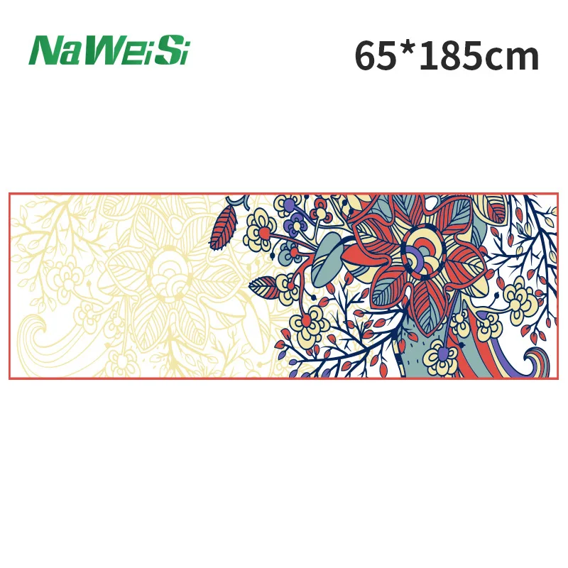 Luxury Double-Sided Velvet Non-Slip Yoga & Fitness Towel - Portable, Quick-Dry, Folding Sports & Beach Mat