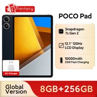 Global Version POCO Pad Tablet 8GB 256GB Snapdragon 7s Gen 2 Octa core  12.1'' 120Hz 2.5K Display 33W 10000mAh Battery 1