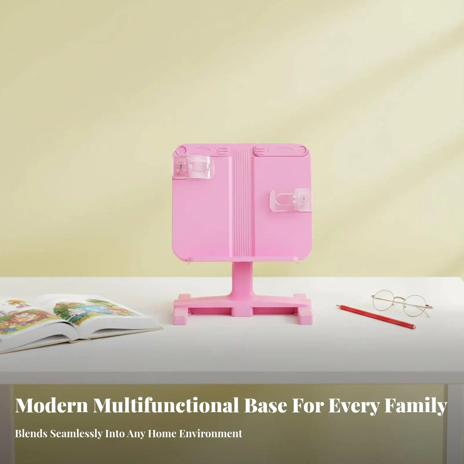 조절 가능한 데스크탑 북스탠드 접이식 디자인 조절 가능한 독서대 학생들을 위한 다기능 적응형 사용