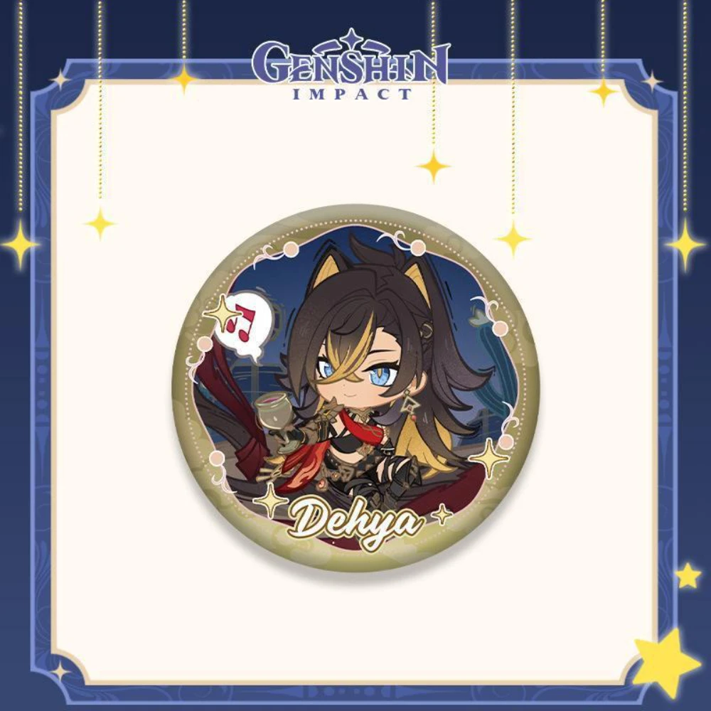 Spiel Genshin Impact Furina Neuvillette Wanderer Alhaitham Wriothesley Charlotte Lyney Kirara Dehya Lynette Yaoyao Abzeichen Geschenk – Detail 12