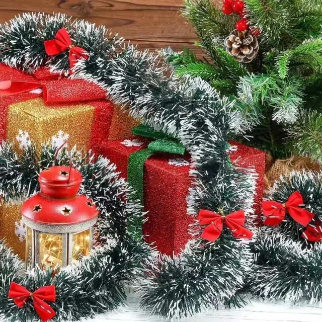 Christmas Tinsel Ribbon Garland 2