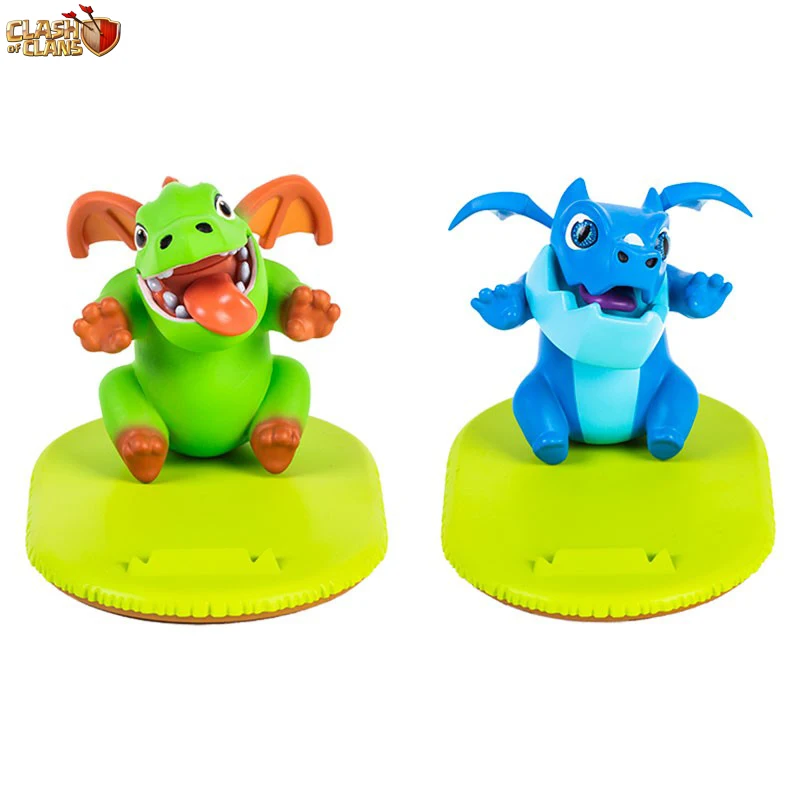 

Clash of Clans Electro Dargon Baby Dragon Cute Cartoon Game Periphery Toy Mobile Phone Holder Tabletop Decoration Holiday Gifts