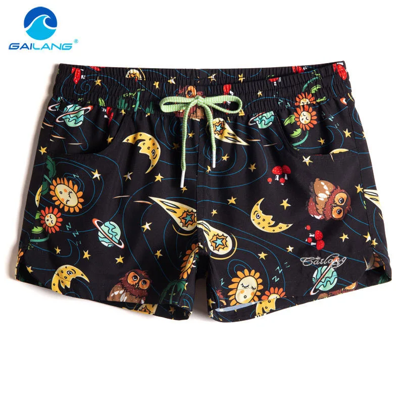 

Gailang Brand Women's Swimwear Boardshorts Swimsuits Surfing Briefs Quick Drying Bermuda Plus Size Bottoms Swimming Boxer Trunks