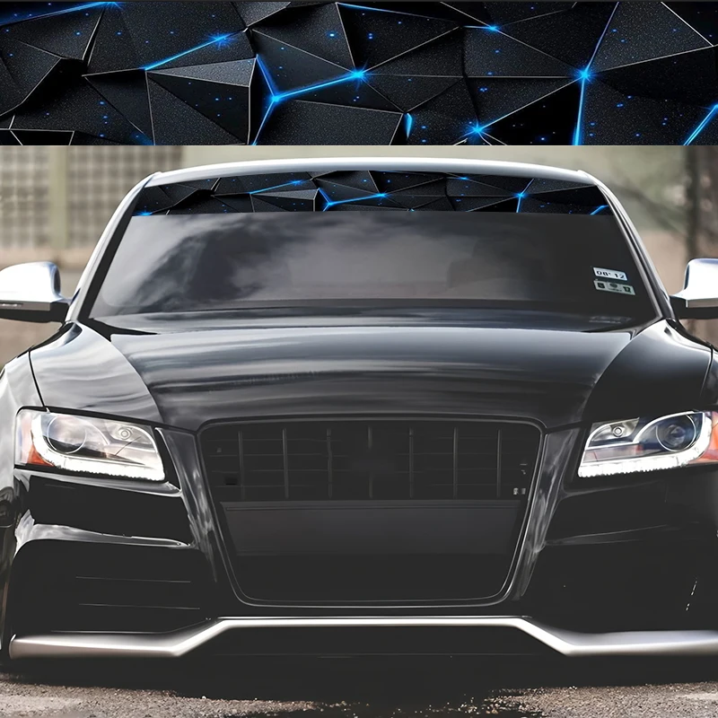 Eye-Catching Waterproof and Scratch-Resistant Front Windshield Sticker