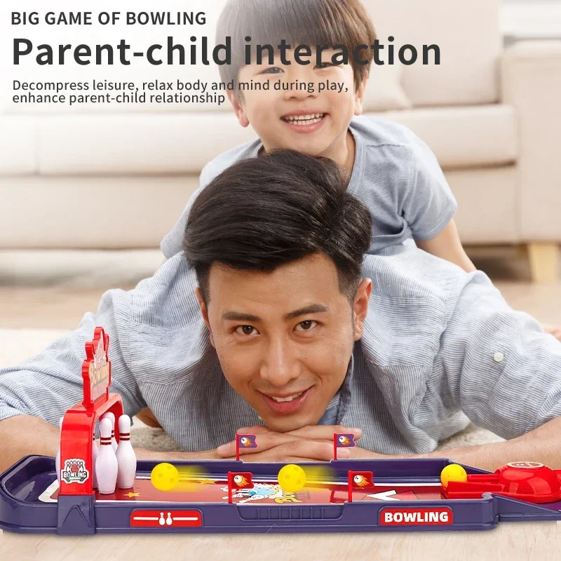 ABS Interactive Bowling Game Toy for Kids and Family