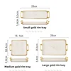 Household Rectangular Light Luxury Tray  Cosmetics Storage Tray Living Room Water Cup Storage Hotel Apartment Storage Tray New 4