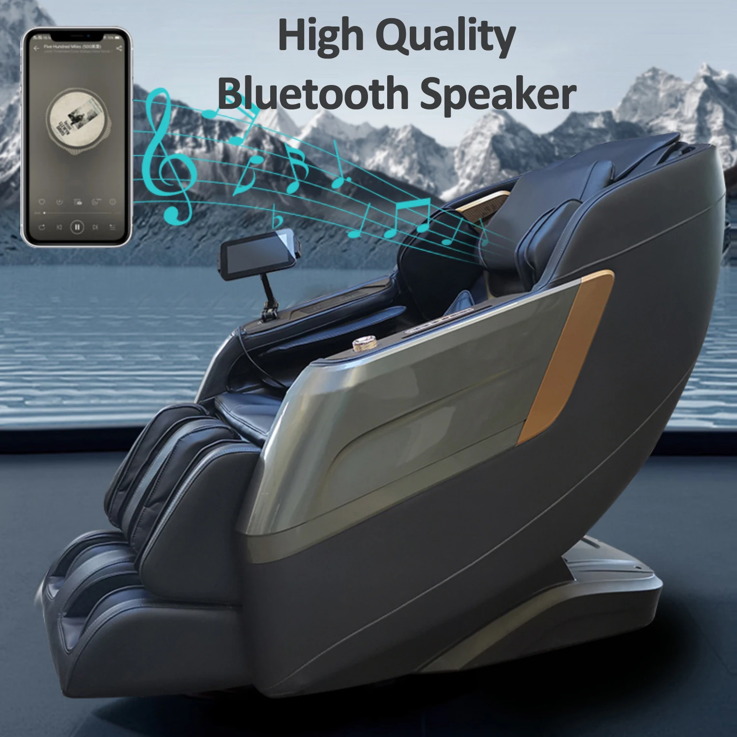 massage chair 4d zero gravity with heat sl track full body ai voice luxury 3 year warranty black and orange massage chairs sofa 5