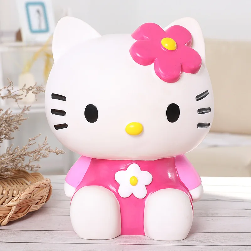 

Новинка милые коробочки для денег Hello Kitty аниме мультяшный банк милый Небьющийся коробочка для денег коробка для монет подарок на день рождения Домашний Декор подарок
