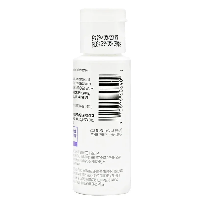 59 Ml White Water-soluble Liquid Food Coloring Fondant Cream Material Pigment Paste