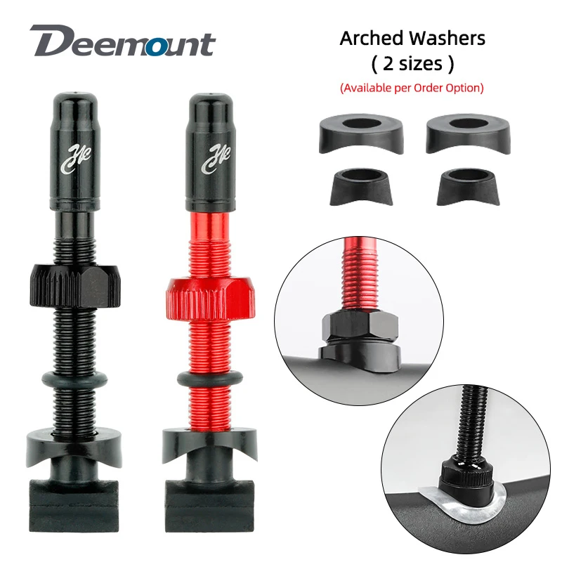 Bicycle Tubeless Valve Bicycle Valve Bicycle Air Valve Bicycle Valve Accessories Presta Valves Uni-body Square Base for Bicycle Tubeless Rim Mount F/V Nozzle Nipples Anodized Aluminum Stem Brass Core
