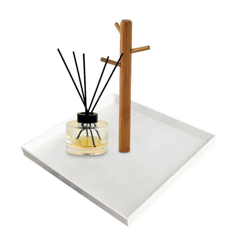 Portachiavi In Legno Vassoio 3 Livelli Ciotola Chiave In Bambù Per Tavolo Da Ingresso In Legno Valet Tray Organizer Vassoio Per Profumo Comò Rack In L