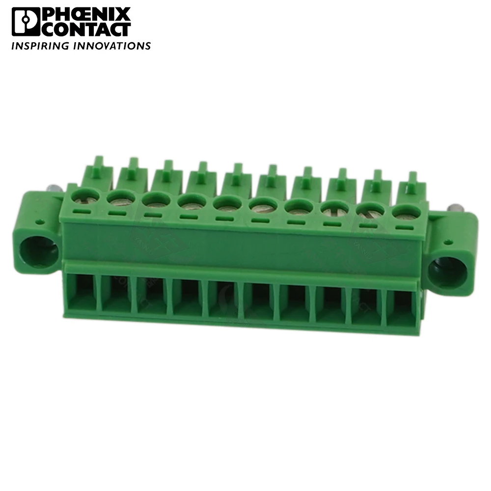 

1Pcs 3.5mm Original Genuine Phoenix Contact Connector PCB Pluggable PLUG-IN Terminal Block 10 Pin MC 1.5 STF 3.5 1847204 8A 160V