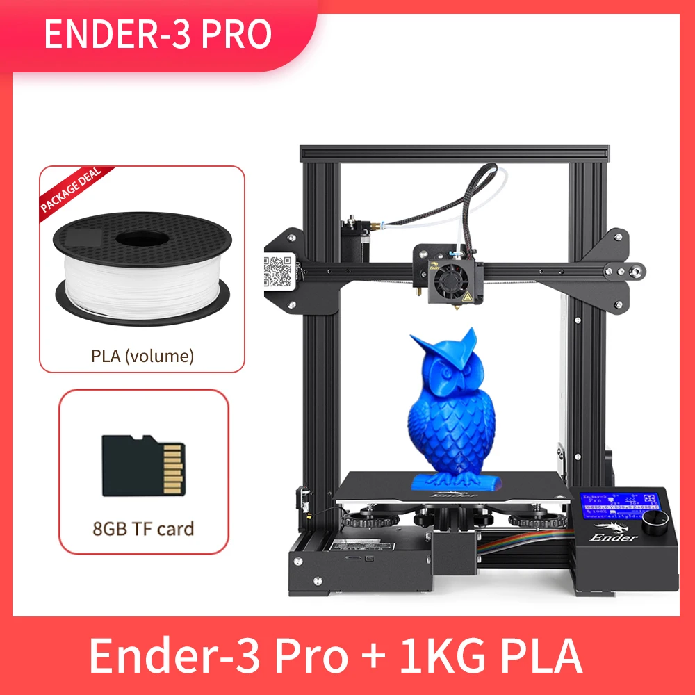 CREALITY 3D Printer Printing Magnetic Ender-3 Pro Silent TMC2208 Stepper New UI&4.3 Inch Color Lcd 3d Printer best resin 3d printer 3D Printers