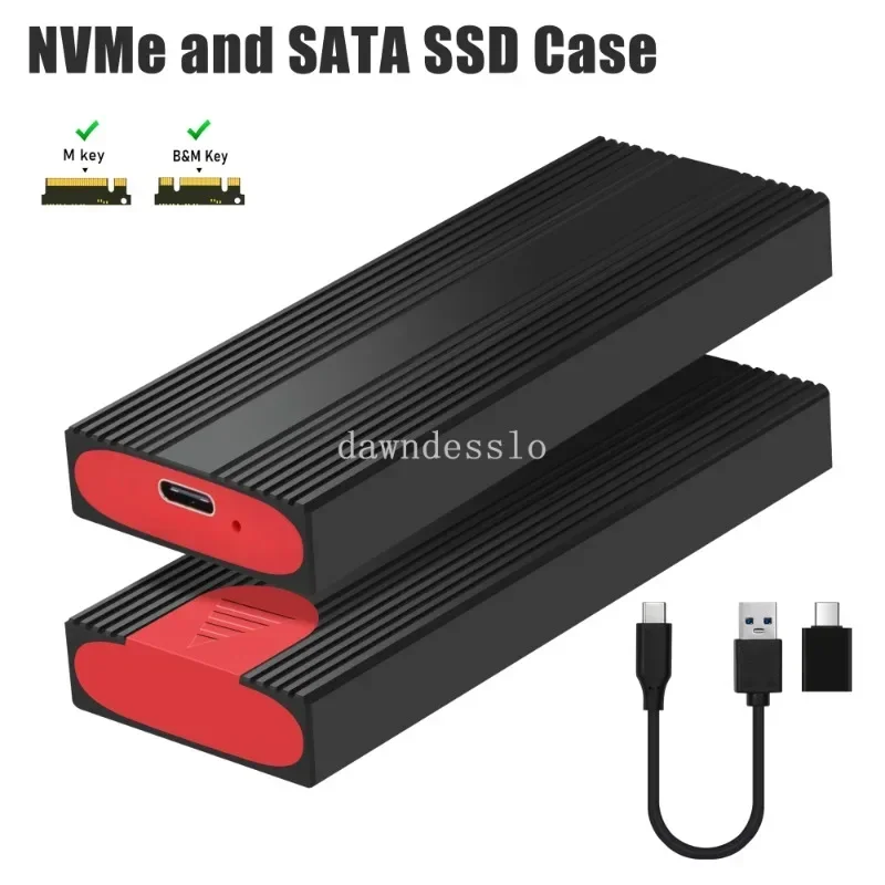 M2 NVMe SSD Enclosure 10Gbps PCIe SSDBox M.2 NVMe NGFF SATA SSD Disk Tool Free M.2 Adapter Hard Disk PC Laptop hdd enclosure m2 ssd enclosure hard disk case