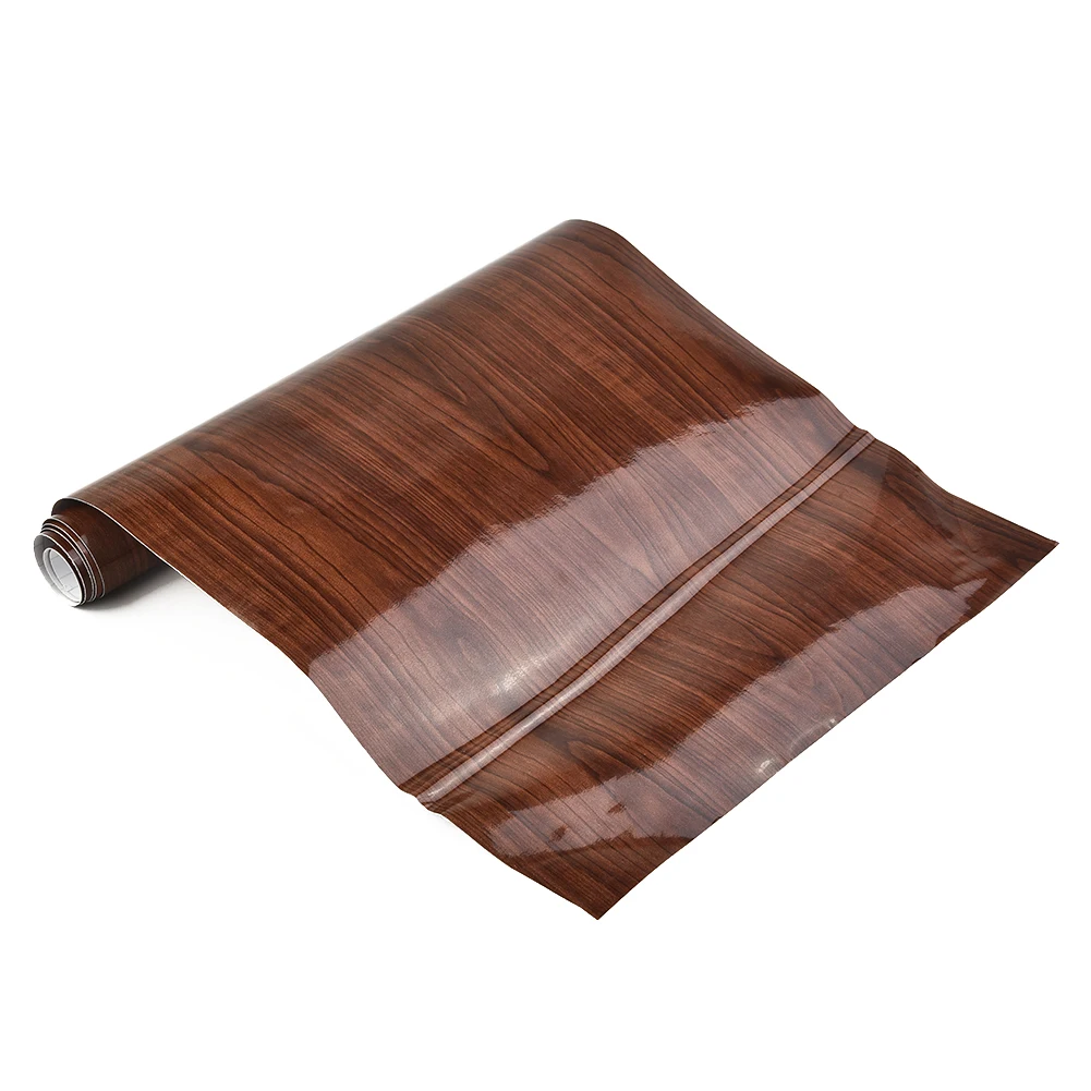 

Good Flame Retardancy, Good Weather Resistance High Glossy Wood Grain Car Interior DIY Vinyl Sticker Decal Wrap Film