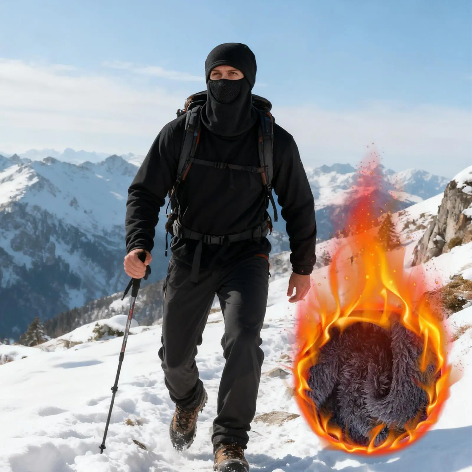 오토바이 얼굴 가리개 겨울 스노모빌 보온 용품 얼음낚시 넥 게이터 스쿠터 고속도로 주행 도시 통근용