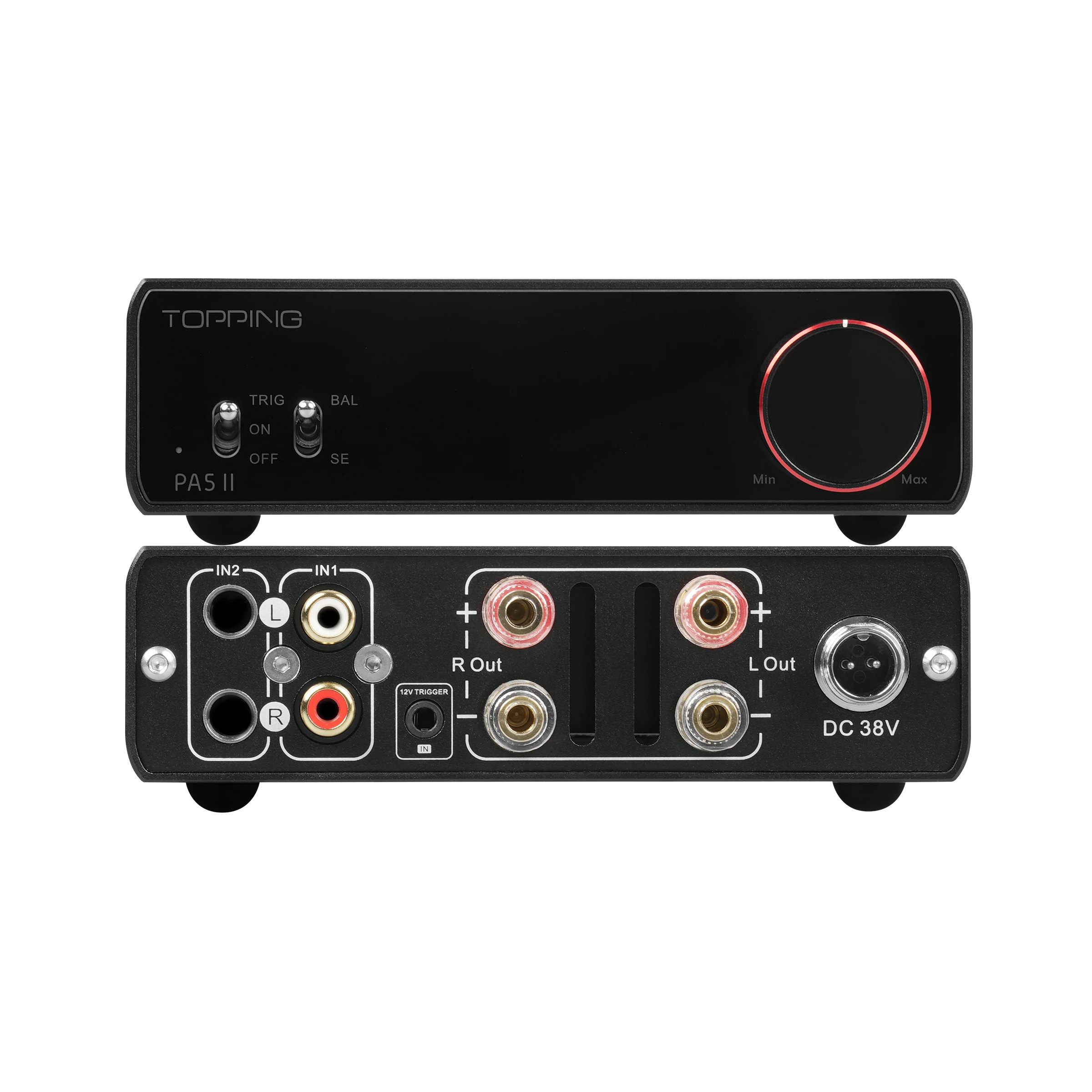 TOPPING PA5 II Series PA5 II Plus Destop Amplifier Fully Balanced Power Amplifier with TRS/RCA Input 6