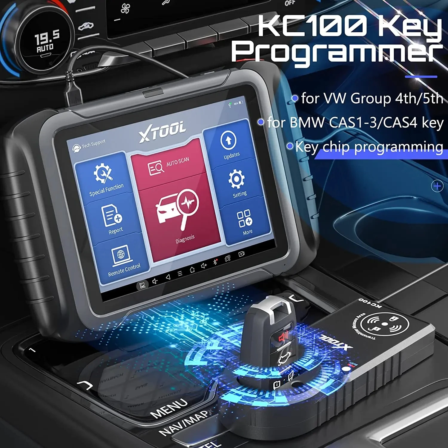 XTOOL KC100 Key Programmer User Manual
