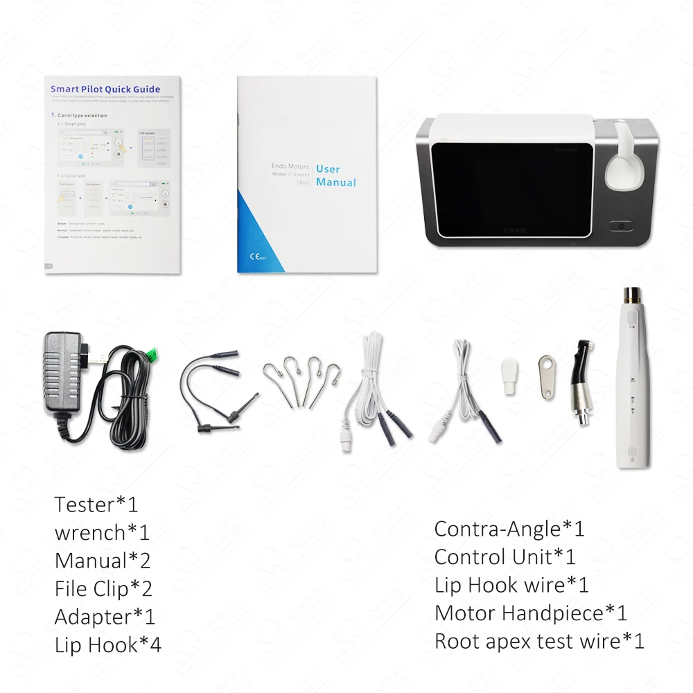 Motore endodontico COXO C-SMART-I PILOT con schermo touch grande e contrangolo per il trattamento del canale radicolare. - immagine 6