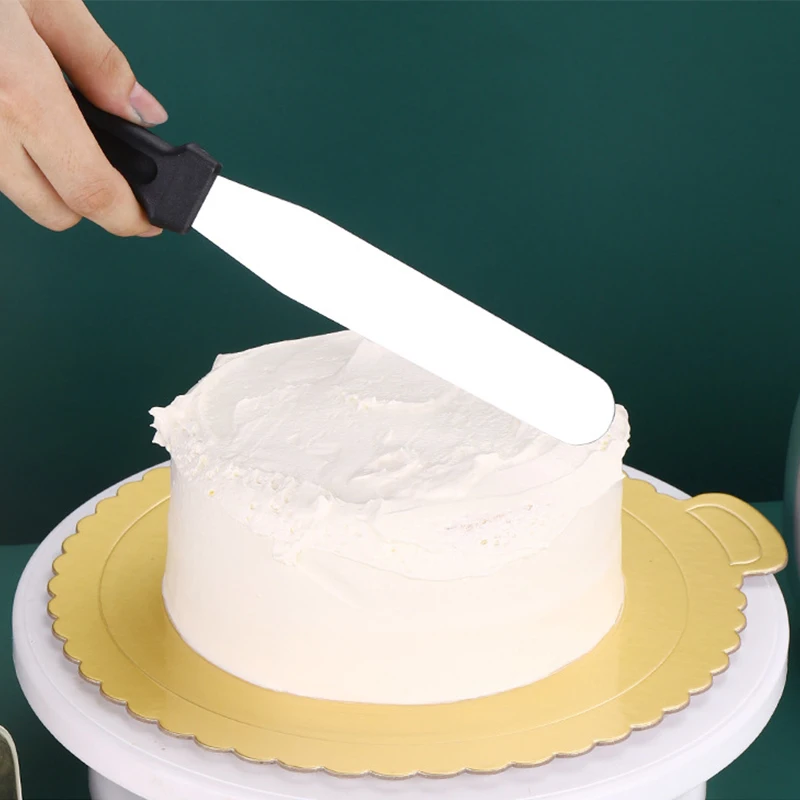 27cm Stainless Steel Cream Spatula Icing Smoother Frosting Knife Cake Decorating Tools Cake Butter Baking Kitchen Accessories