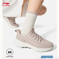 LI-NING doux essentiel V2 femmes chaussures de marche décontractées coussin Slip-on confortable sport baskets chaussures AGLV022 3