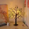 24 LED green leaf artificial birch light, battery operated decorative light for Christmas and holiday decoration 3