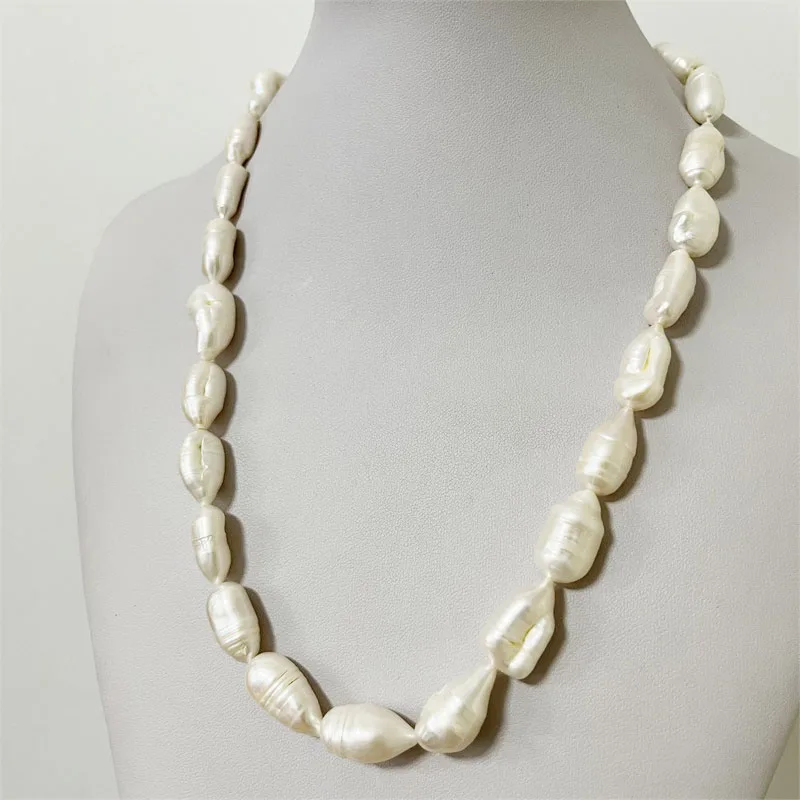Collar De Perlas Cultivadas De Agua Dulce Barrocas Keshi 9 11mm 120cm D 451530