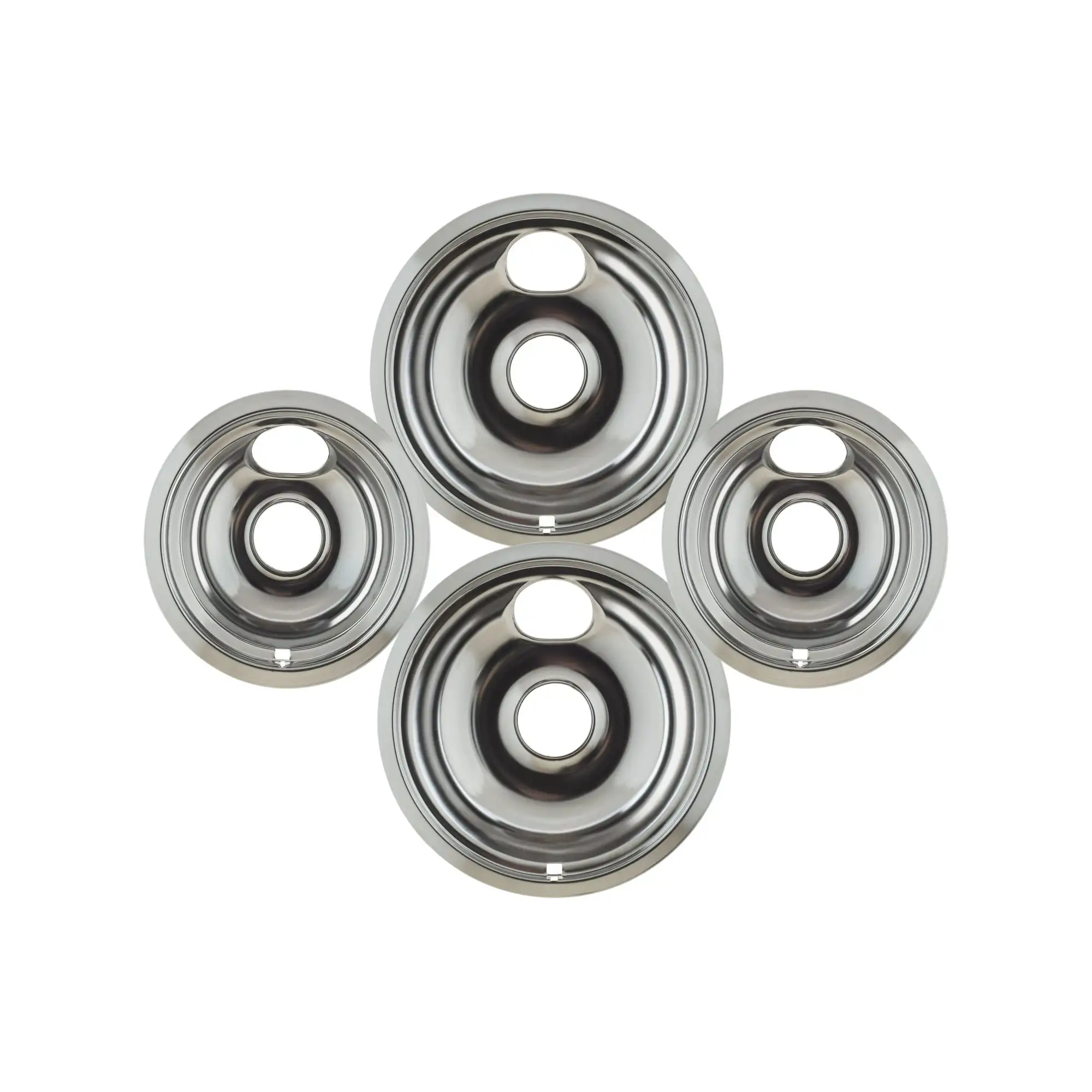 Mainstays Heavy Duty Chrome Drip Pans Set