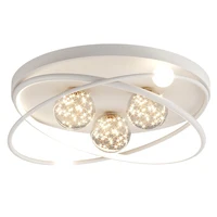 Lumière de chambre à coucher 2025 nouveau Simple moderne salle d'étude chambre salon lumière de luxe créatif ciel étoilé nordique plafonnier LED 6