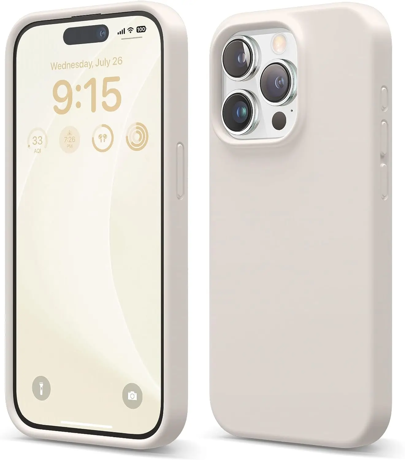 Premium Liquid Silicone Shockproof Protective Phone Case with Microfiber Lining