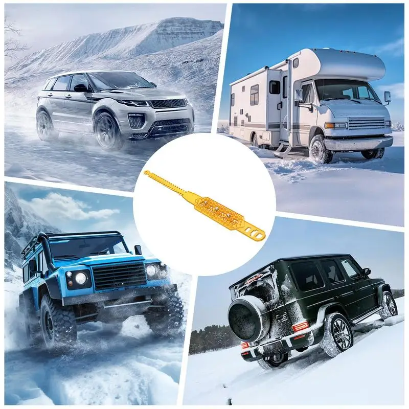 Car Snow Chain 6x Tire Traction Chain Winter Driving Security Anti Skid Snow Chains Thicken Lightweight Grips For