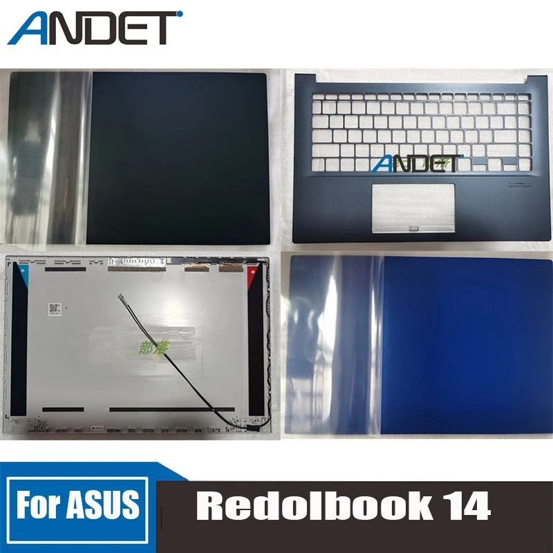 

New Original For ASUS Redolbook 14 Screen Back Shell Rear Lid Keyboard Palmrest Upper Case Bottom Lower Cover Laptop Accessories