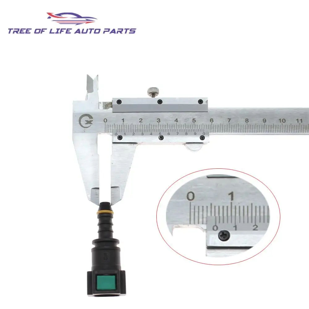 Auto Car Fuel Line Hose Coupler 2/5/8/10 7.89 ID6 Quick Release Connect Connector Fuel Line Rubber Hose Coupler Carburetor Part car fuel hose coupler