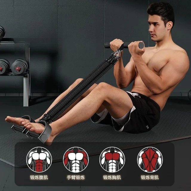 Pedal Tension Rope Abdominal Strength Elastic Rope Home Multi-functional Fitness Resistance Band Exercise Fitness Equipment 2