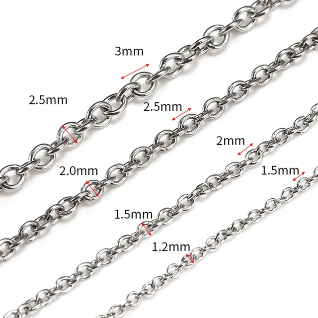 Chain Making Bracelets Stainless Steel  Stainless Steel Chains Jewelry  Making - Jewelry Findings & Components - Aliexpress