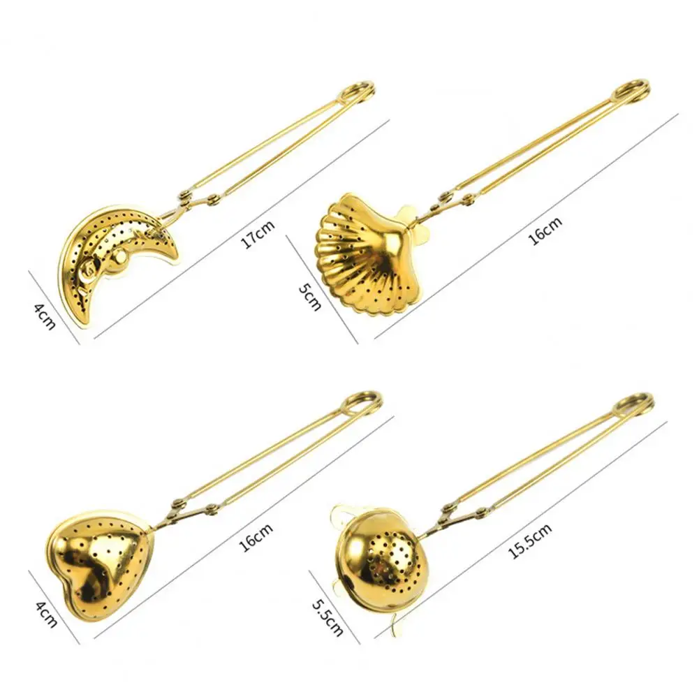 Food Grade Materials Tea Infuser Long Handle Strong Construction Stainless Steel Home Infuser Drip for Office