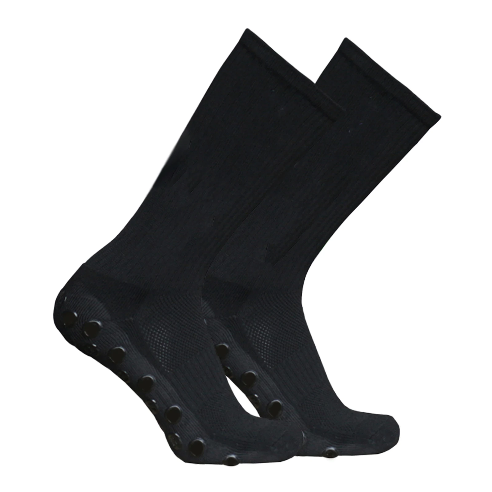 Football Socks Round Silicone Suction Cup Grip Anti Slip Soccer Socks Sport Mens Womens Baseball Rugby Socks with Grips Socks