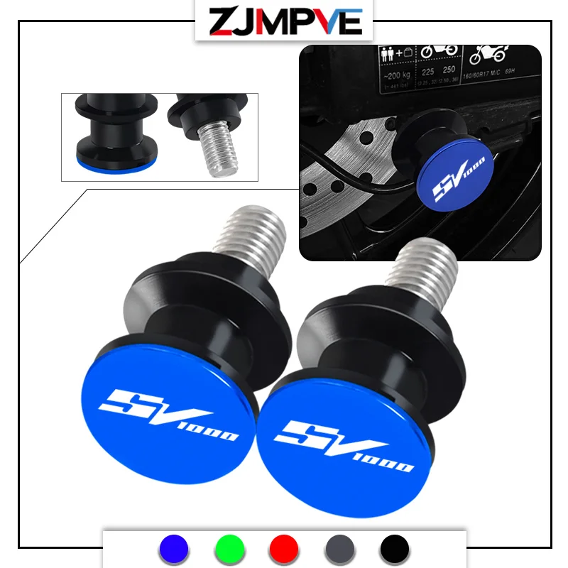 

sv650 sv1000 8mm Swingarm Spools Slider Stand Screws For SV650S SV650X 15-24 SV1000 SV1000X 19-24 Motorcycle Accessories