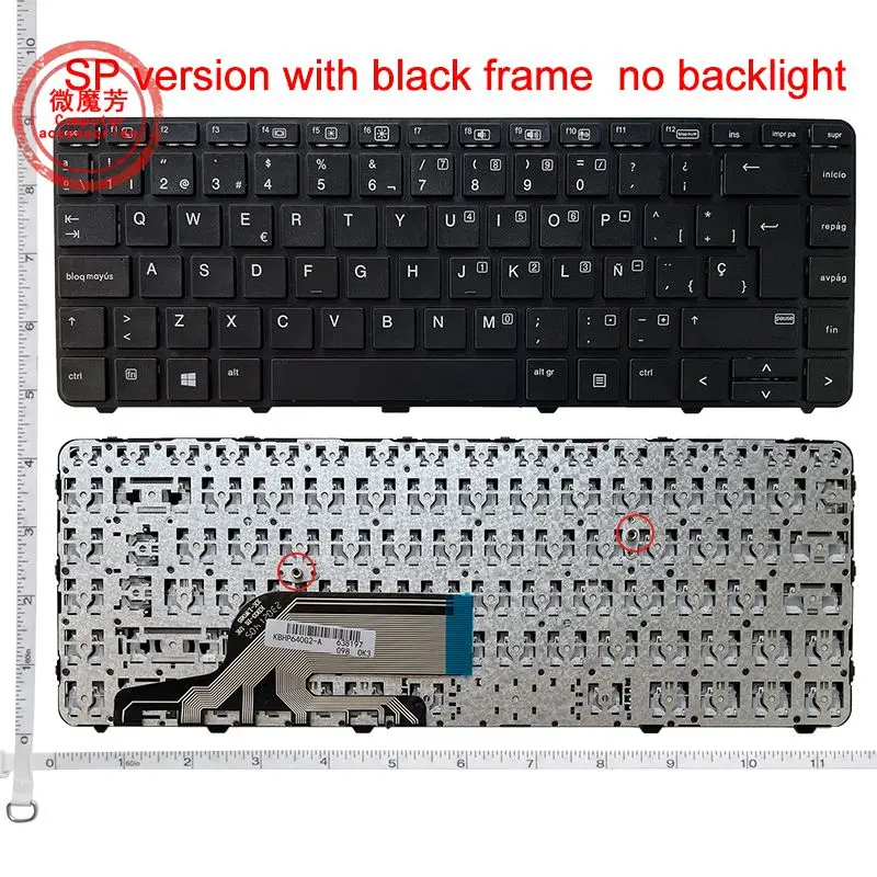 

SP Layout Keyboard FOR HP ProBook 440 G3 440 G4 445 G3 430 G3 430 G4 446 G3 640 G2 645 G2